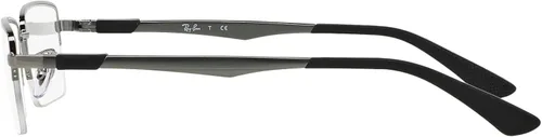 Vista 4 de Ray-Ban RX6263 - Marco rectangular para lentes recetados para hombre color plomizo 2047in Gris plomizo 52 mm
