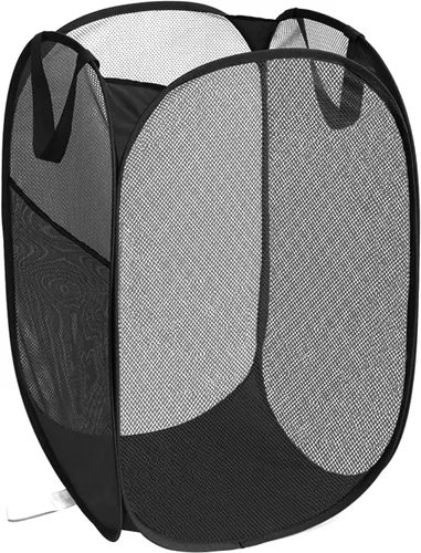 Vista 21 de Cestas plegables duraderas para lavandería, cesta desplegable resistente a desgarros para lavandería, cesta de ropa plegable con asas de transporte