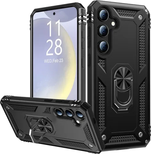 Vista 39 de IKAZZ Funda para Galaxy S21, Grado Militar Resistente a Golpes de Servicio Pesado Cubierta Protectora para Teléfono Pasa Prueba de Caída de 16 pies