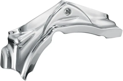 Vista 3 de Kuryakyn 8140 Accesorio para motor de motocicleta: cubierta de base de cilindro para motocicletas Harley-Davidson Evo Big Twins 1984-1999, cromada