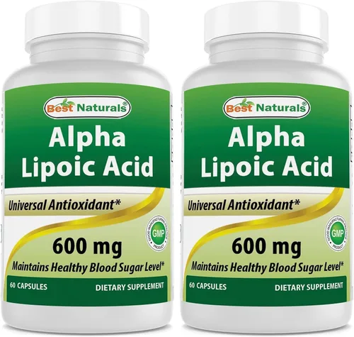 Vista 8 de Best Naturals Ácido alfa lipoico 600 mg 60 cápsulas – ALA Potente antioxidante (60 unidades (paquete de 1))