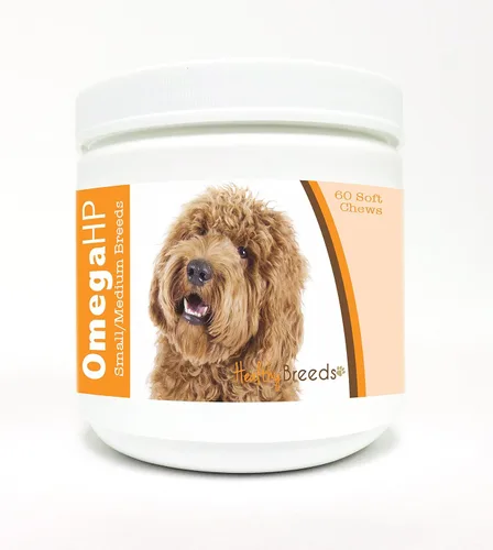 Vista 185 de Healthy Breeds Affenpinscher Omega HP - Masticables suaves para piel y pelaje, 60