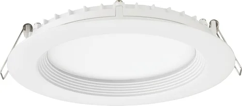 Vista 7 de Juno Luces empotrables LED de 6 pulgadas, luz descendente de oblea redonda 5 en 1, temperatura de color blanco conmutable, 120 voltios, borde