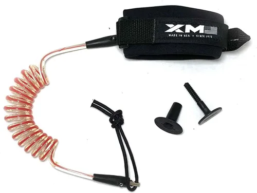 Vista 4 de XM - Correa para bodyboard, anillo de potencia, bobina, codo, bíceps, aerodinámica, fabricado en EE. UU