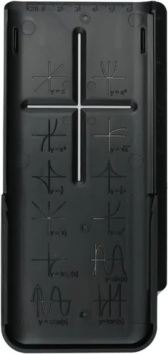 Vista 2 de Cubierta de diapositiva dura negra para TI 84 Plus CE (ver descripción para más detalles)