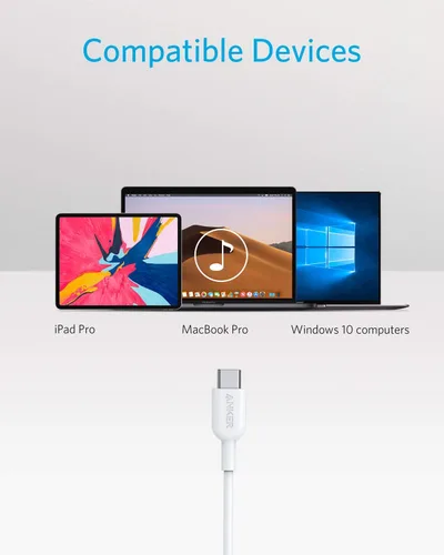 Vista 2 de Anker Adaptador de audio USB-C a Lightning (solo audio, no admite carga) (blanco)
