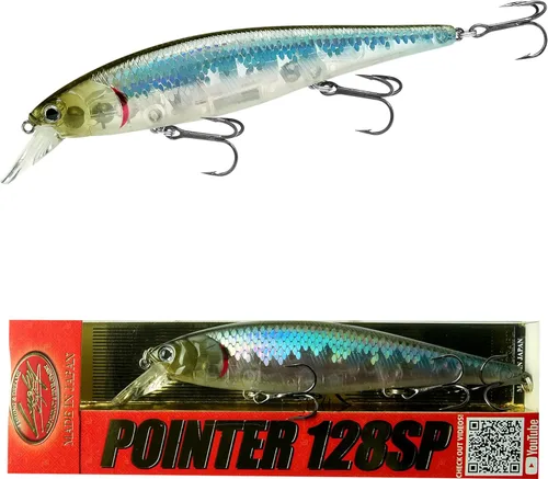 Vista 31 de LUCKY CRAFT Pointer 128SP, Señuelo de Pesca de Lubina de Lago de Agua Dulce, Jerkbait, Suspendido, Aparejos de Pesca, Accesorios de Pesca, Equipo