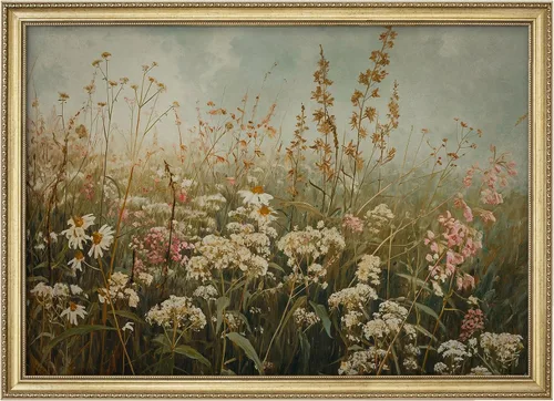 Vista 89 de MUDECOR Lienzo enmarcado prémium para pared, pinos nevados en bosque de invierno, ilustraciones modernas, arte contemporáneo, escénico, divertido