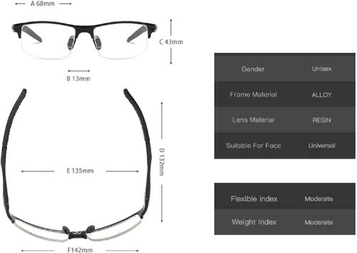 Vista 6 de deportes ciclismo lente completa gafas de lectura hombres presbicia hipermetropía gafas de transición sol fotocromático gafas de sol lector
