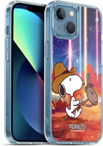 Vista 165 de Head Case Designs Funda de gel con licencia oficial de Peanuts Nebula Cactus Needles Snoopy Space Cowboy [protección de grado militar] compatible