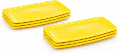 Vista 33 de Mintra Home - Platos reutilizables para servir (azul, cuadrado, 2 unidades (14 pulgadas)