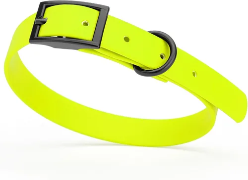 Vista 144 de Dogline Biothane - Collar impermeable para perro con hebilla de liberación rápida, resistente cincha de nailon recubierta con resistente y a prueba