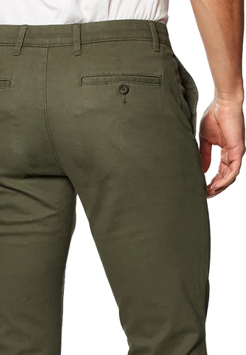 Vista 2 de Tienda Essentials - Pantalones caqui de corte ajustado, elásticos, informales, para hombre