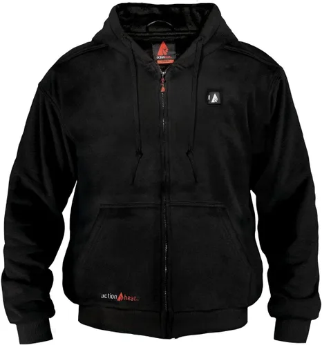 Vista 2 de ActionHeat Rechargeable 5V Battery Heated Hoodie Unisex, Heating Hoodie with Touch Operation, Tri-Zone Heating System