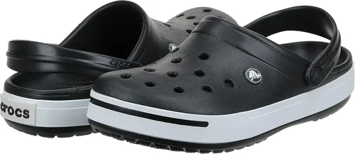 Vista 7 de Crocs - Zuecos Crocband para hombre y mujer, negro, 10