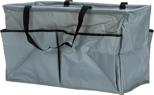 Vista 6 de Household Essentials Contenedor Gray Krush - Bolsa de utilidad multiusos con bolsillos Gris