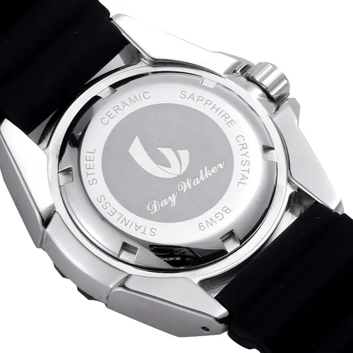 Vista 3 de Reloj automático de buceo de 984.3ft con caja de acero inoxidable luminosa Super BGW9, bisel de cerámica, cristal de zafiro