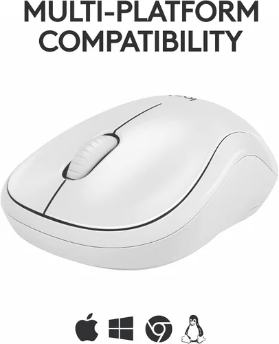 Vista 7 de Logitech Ratón inalámbrico Bluetooth silencioso compacto M240 - Blanco Blanco hueso