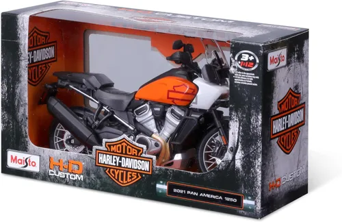 Vista 7 de Maisto Motocicleta de fundición a presión 1:12 Harley Davidson 2021 Pan American 1250