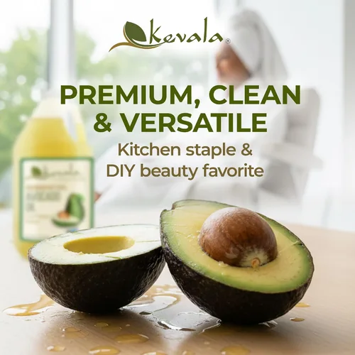 Vista 9 de Aceite de aguacate Kevala, refinado, 8 onzas