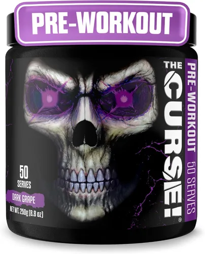 Vista 7 de JNX SPORTS The Curse! Polvo de preentrenamiento para hombres y mujeres, cafeína, beta-alanina, creatina, L-citrulina, 5 porciones, sabor a frambuesa