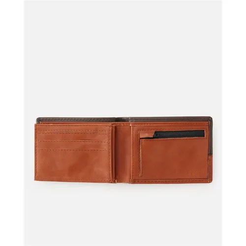 Vista 4 de Cartera Hombre Rip Curl Corpawatu Icon Pu Slim Marrón