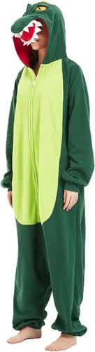 Vista 2 de MAJ&COS Animal Onesies Adult Pajamas Halloween Cosplay Costume Unisex Onesie for Women Men