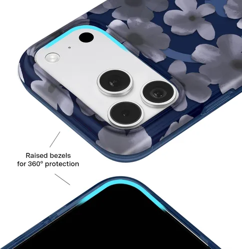 Vista 500 de VELVET CAVIAR Funda para iPhone 15, compatible con MagSafe, probada contra caídas de 10 pies, fundas protectoras de diseño, leopardo color rosa