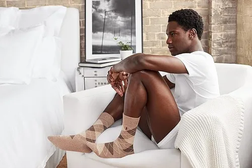 Vista 5 de POLO RALPH LAUREN Men's Assorted Pattern Dress Crew Socks-3 Pair Pack-Soft and Lightweight Cotton Comfort