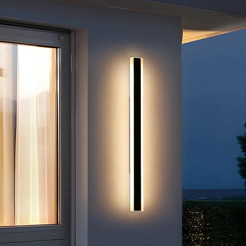 Vista 30 de Luces de Pared Modernas para Exterior de Casa, Apliques de Pared al Aire Libre de 23.6 Pulgadas, 3 Luces Color 3000K/4500K/6000K, Resistente al Agua