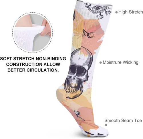 Vista 3 de Comfortable Dress Decor Socks Breathable Sport Socks