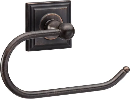 Vista 4 de Aurora Series - Juego de accesorios de baño de bronce aceitado de 3 piezas