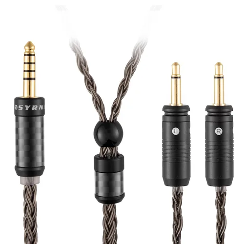 Vista 10 de Cable equilibrado de 0.098 pulgadas compatible con auriculares Focal Clear MG, Stellia, Celestee, Elear, Elegia, Elex, Radiance para cable focal