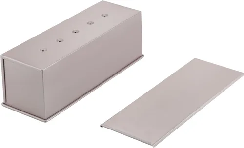 Vista 8 de CHEFMADE Caja tostadora con tapa, a rayas o estructura lisa, antiadherente, Teflon, para hornear