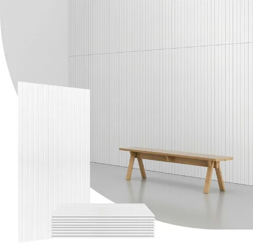 Vista 16 de Olanglab Paquete de 10 paneles acústicos de pared, 48 x 24 pulgadas por cada panel acústico, absorbentes de sonido, paneles de sonido decorativos