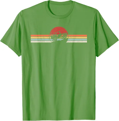Vista 17 de Camiseta retro vintage Off Road 4X4 Negro