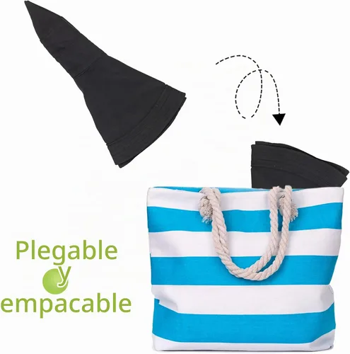 Vista 3 de Sombrero de sol de ala grande para mujer, protección UV, sombrero de pesca para playa, gorra para exteriores Negro/Beige