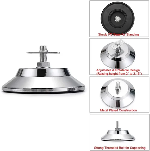 Vista 3 de OwnMy 4 niveladores de patas de mesa de billar/billar, elevadores de nivelación para mesa de fútbol/fútbol, mesa de ping pong, mesa de hockey