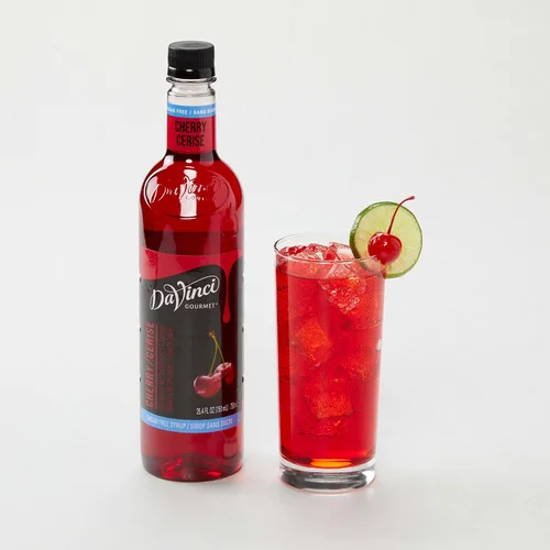 Vista 6 de DaVinci Gourmet - Jarabe de cereza, sin azúcar, 25.4 onzas líquidas (paquete de 1)