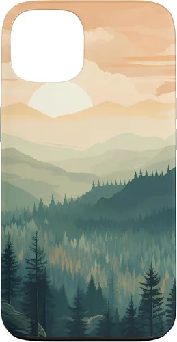 Vista 7 de iPhone 16 Landscape Nature Mountains Trees Case