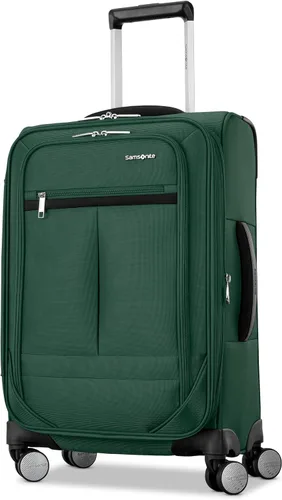 Vista 20 de Samsonite Element 3-PC Soft Side 21/25/29 (De Mano, Mediano, Grande a Cuadros), Ligero Expandible Equipaje Set 2 Bolsillos Delanteros y Laterales
