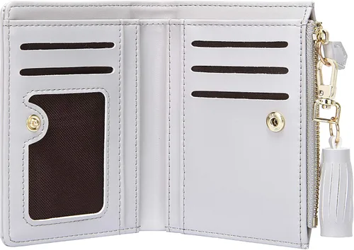 Vista 3 de FEITH FELLY - Pequeña billetera plegable para mujer con monedero con cremallera y tarjetero