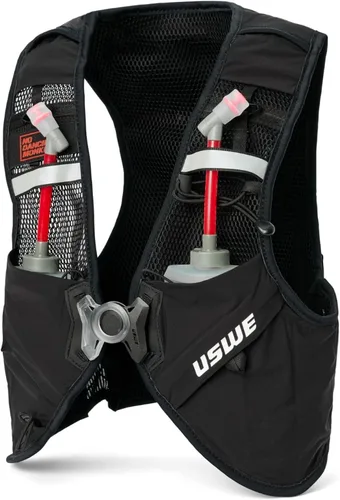 Vista 14 de USWE Pace - Mochila de hidratación para correr con 2 x 16.9 fl oz UltraFlask, mochila para hombre y mujer