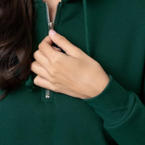 Vista 3 de Lee Women's Quarter Zip Fleece Hoodie