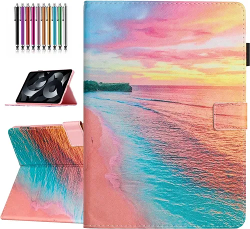 Vista 10 de Funda para iPad Mini6 (8.3 pulgadas, versión 2021) iPad mini 6ª generación, funda protectora delgada con función atril, función de encendido