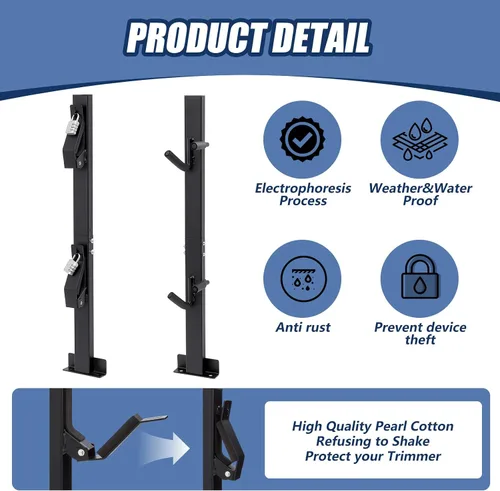 Vista 3 de Zonon Weed Eater Rack Carrier Rack Heavy Duty Trimmer Rack Heavy Duty Trimmer Rack Heavy Duty Rack Heavy Duty Rack Rack Rack Carrier Heavy Duty Rack