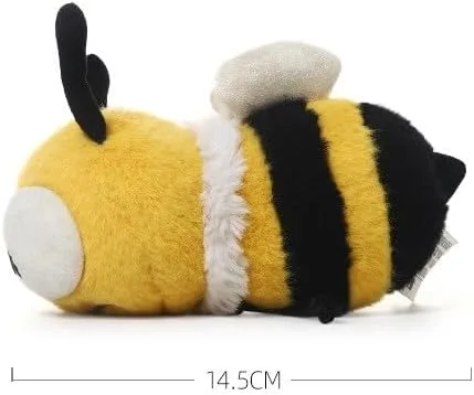 Vista 6 de Animal de peluche de abeja – Juguete de insectos suave y esponjoso de 5.7 pulgadas, lindo peluche para niños, para niños y niñas que aman los bichos