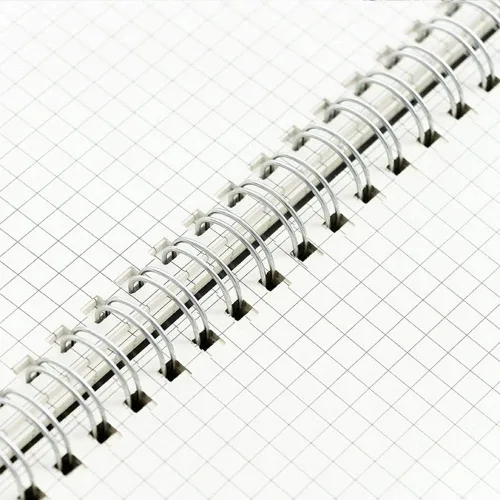 Vista 5 de SHININGSOUL - Cuaderno de espiral de papel cuadriculado de 8.5 x 11 pulgadas, cuaderno de papel cuadriculado A4 grueso de 110 GSM, cuaderno de tapa