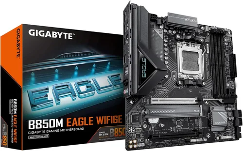 Vista 11 de GIGABYTE B650 Eagle AX AM5 LGA 1718 ATX placa base, DDR5, ranuras triple M.2 (1 PCIe 5.0, 2X PCIe 4.0), USB 3.2 Gen2x2 Tipo-C, WiFi 6E, Realtek GbE