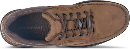 Vista 3 de Rockport Zapatos de caminar Eureka para hombre Chocolate gamuzado